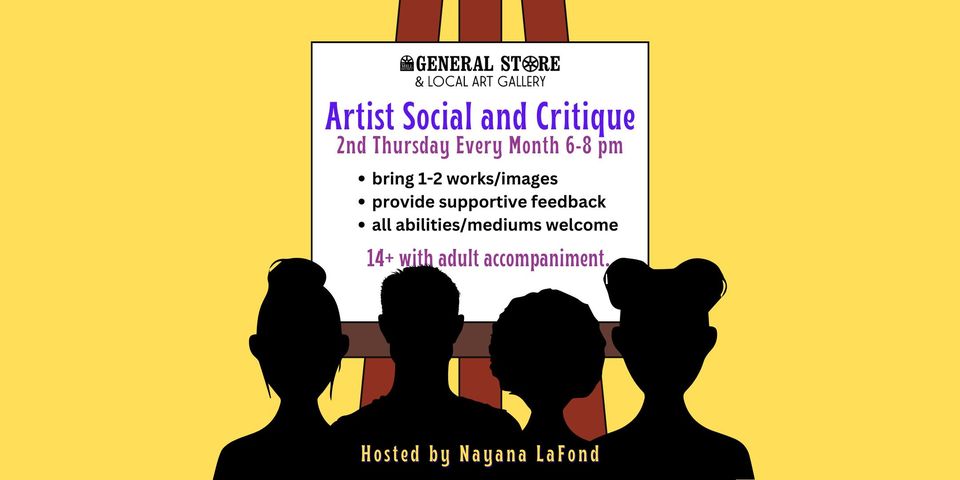 Artist Social and Critique, led by Nayana LaFond